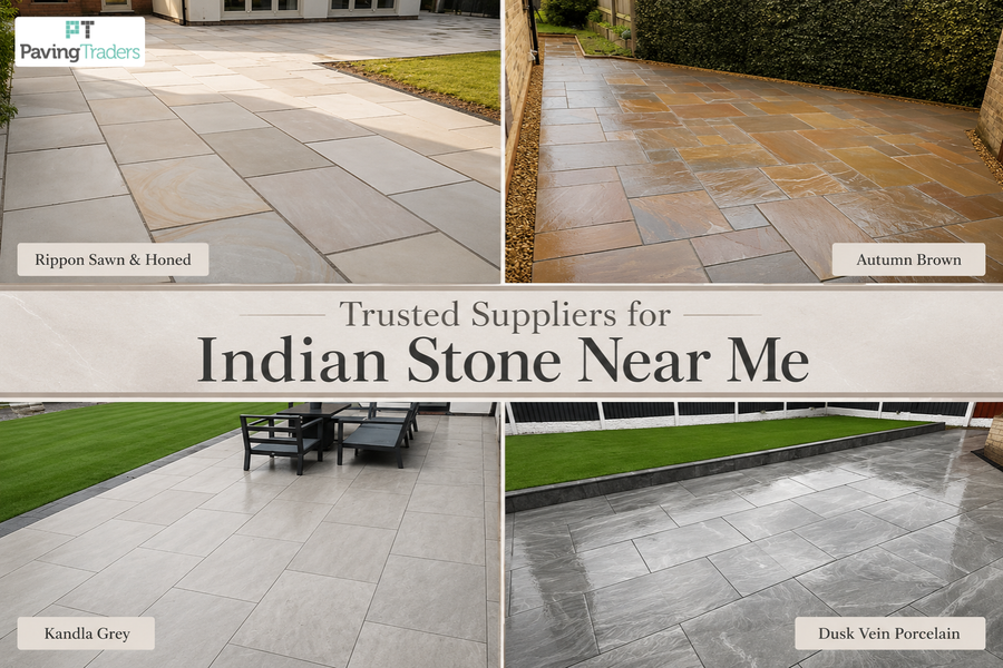 Trusted Suppliers for Indian Stone Near Me - Paving Traders