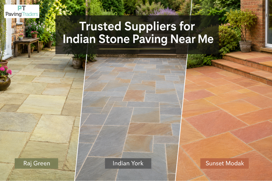 Trusted Suppliers for Indian Stone Paving Near Me - Paving Traders