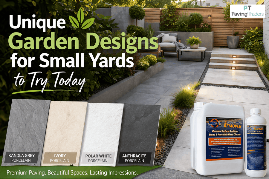 Unique Garden Designs for Small Yards - Paving Traders