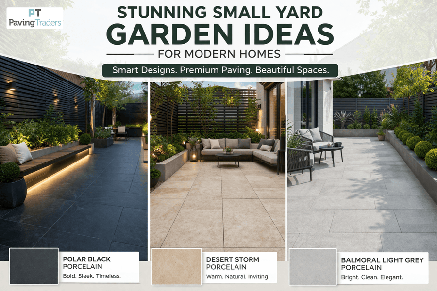 Stunning Small Yard Garden Ideas - Paving Traders