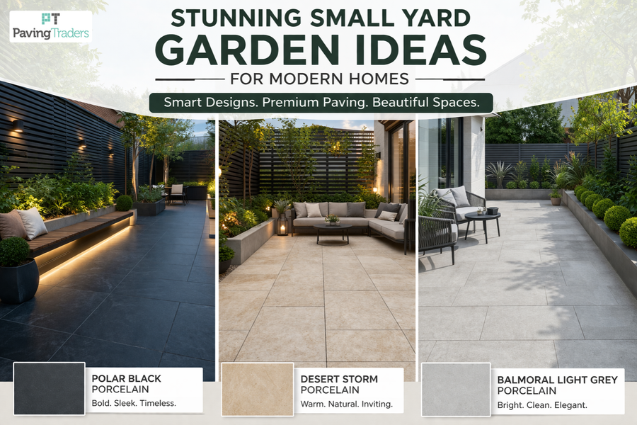 Stunning Small Yard Garden Ideas - Paving Traders