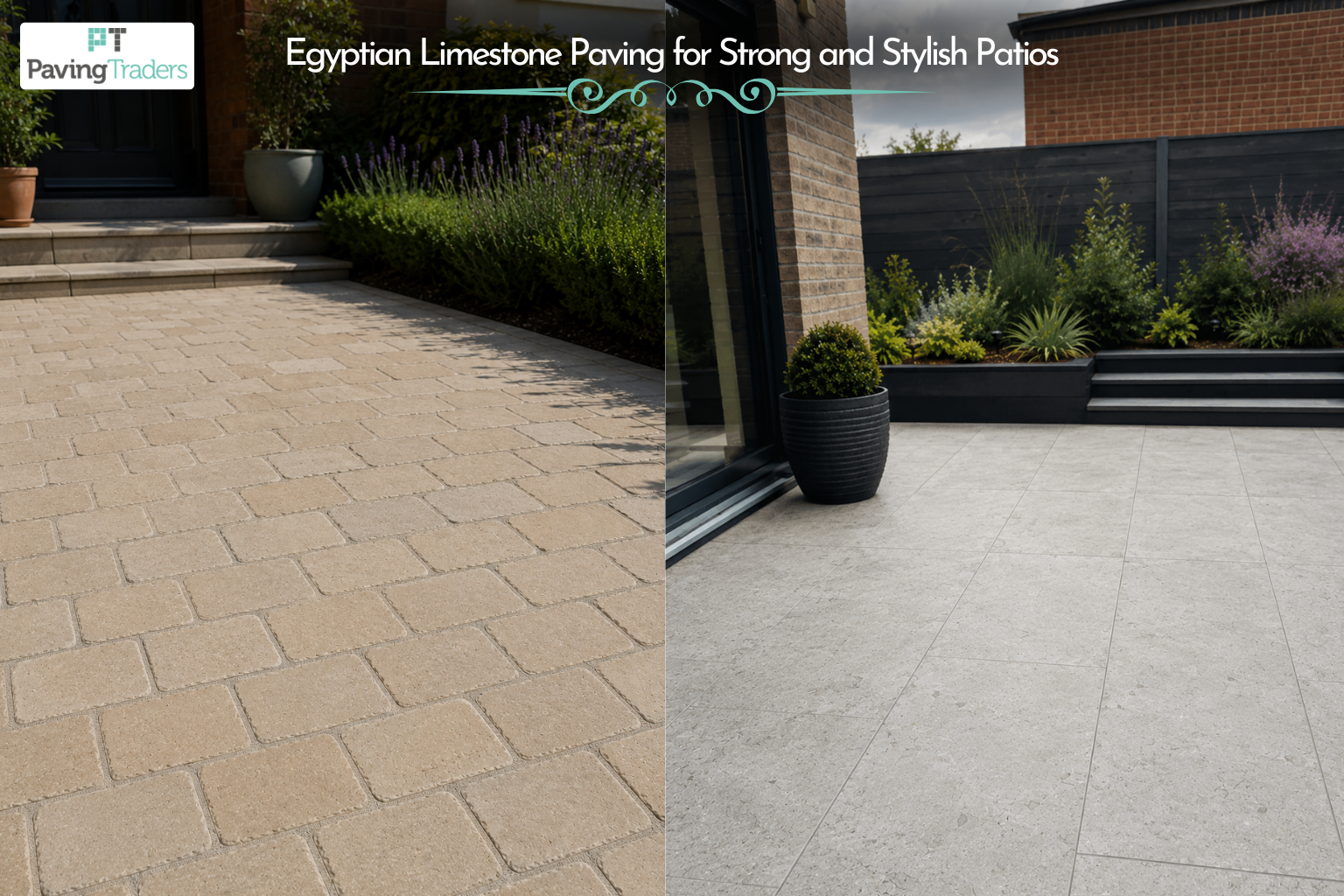 Egyptian Limestone Paving for Strong and Stylish Patios - Paving Traders