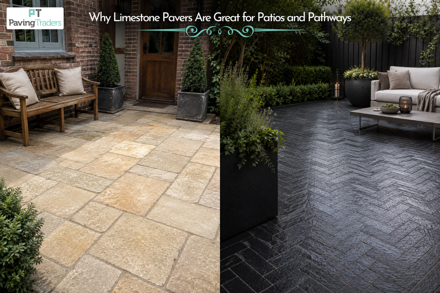 Why Limestone Pavers Are Great for Patios and Pathways - Paving Traders