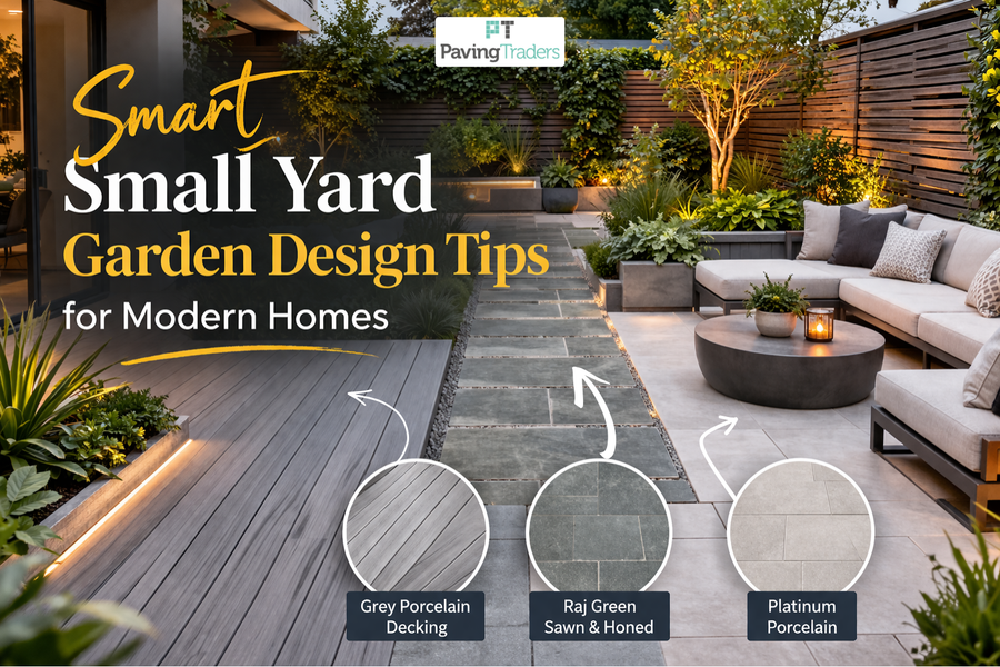 Smart Small Yard Garden Design Tips - Paving Traders