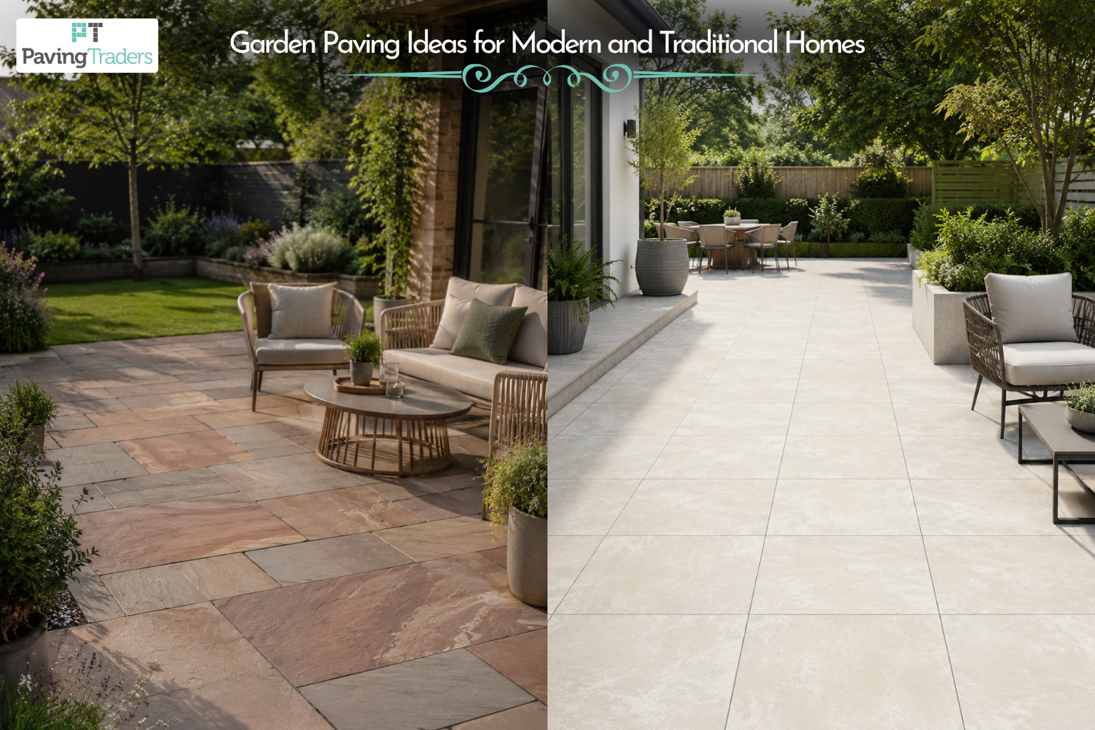 Garden Paving Ideas for Modern and Traditional Homes