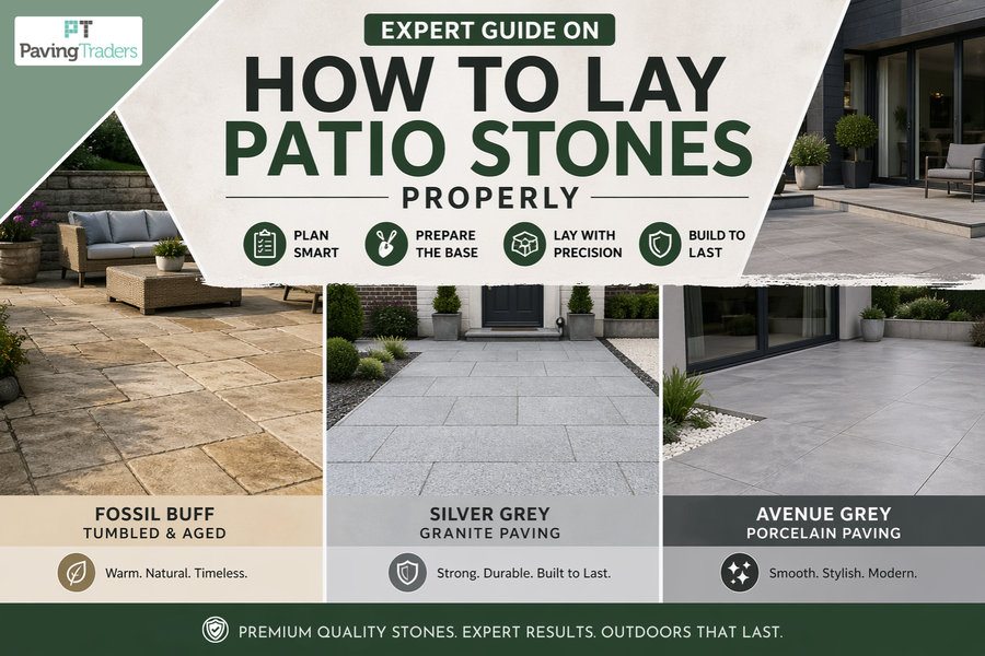 Expert Guide on How to Lay Patio Stones - Paving Traders