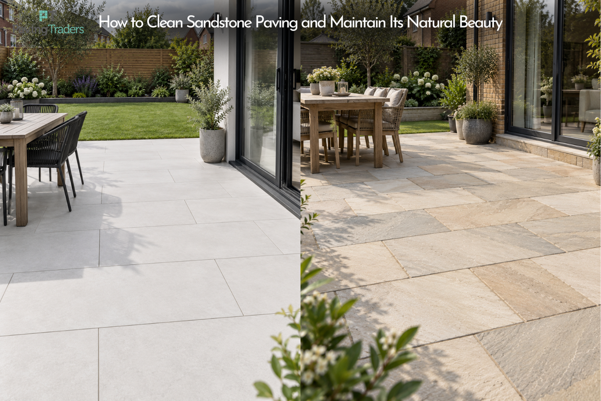 How to Clean Sandstone Paving and Maintain Its Natural Beauty - Paving Traders