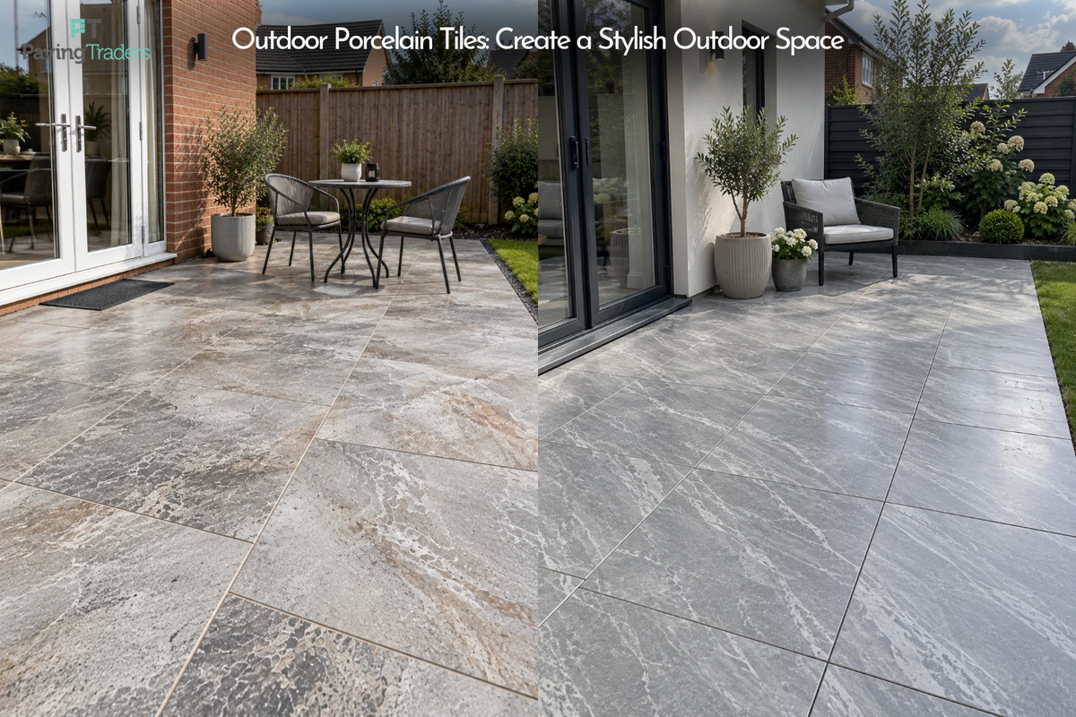 Outdoor Porcelain Tiles: Create a Stylish Outdoor Space - Paving Traders