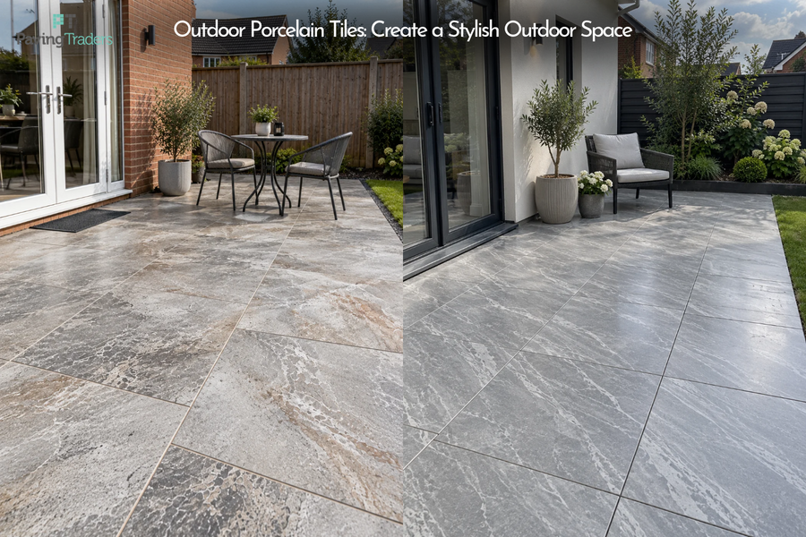 Outdoor Porcelain Tiles: Create a Stylish Outdoor Space - Paving Traders