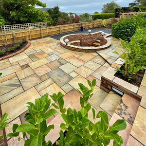 Fossil Buff Sawn & Honed- Patio Pack 17 (22 mm)