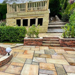 Fossil Buff Cobbles - 100x100 mm