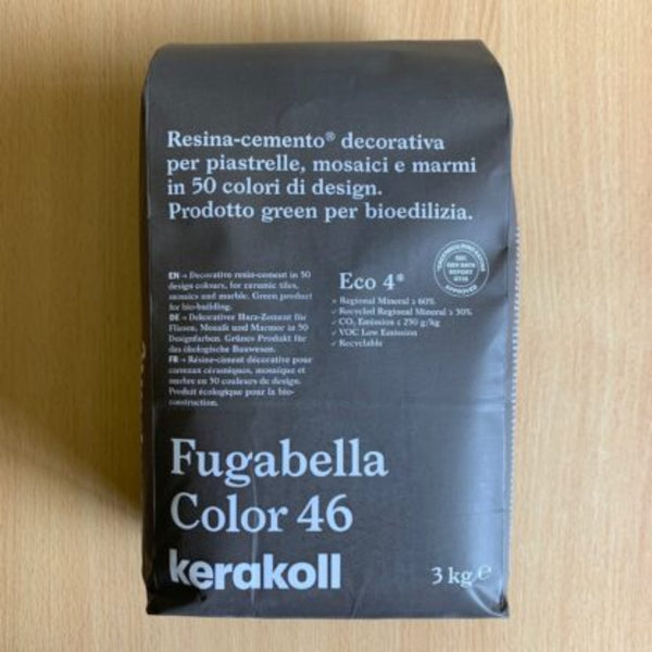 Fugabella Porcelain Grout 3kg - Color 46 - Mid Brown