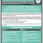 Pave-Gard 1 - THE ORIGINAL - Natural Stone Sealer 20Ltr - MATT Finish