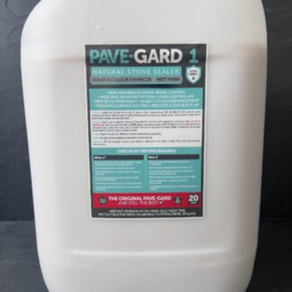 Pave-Gard 1 - THE ORIGINAL - Natural Stone Sealer 20Ltr - MATT Finish