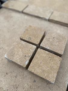 Sinai Beige Limestone Cobbles- 200x100 mm