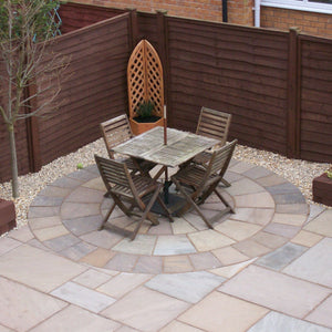 Autumn Brown Circle - Paving Traders