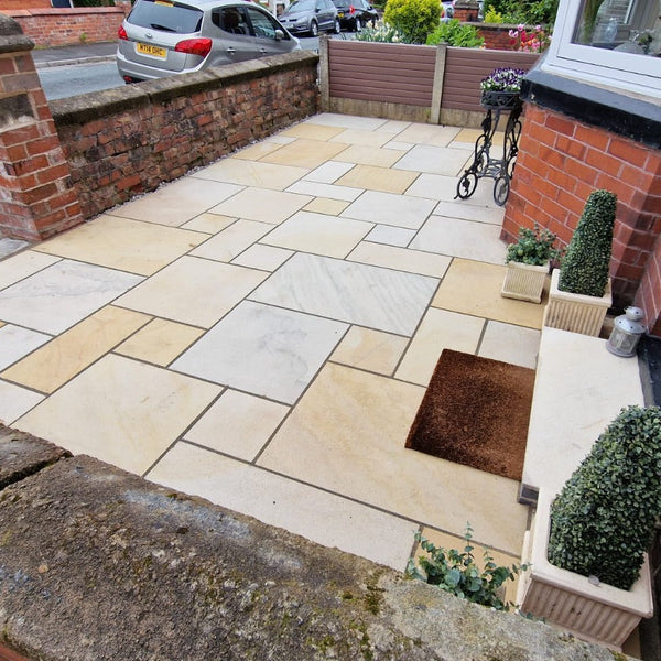 Fossil Mint Buff Sandstone - PP17 (20 m² )(£29.06 m² inc VAT) Shotblasted