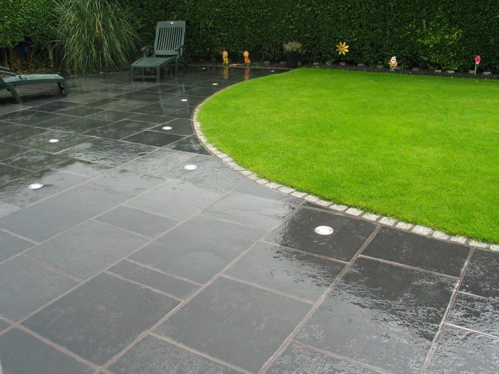 Black Limestone Paving 4 Size / 18m2 Project Pack Paving Traders