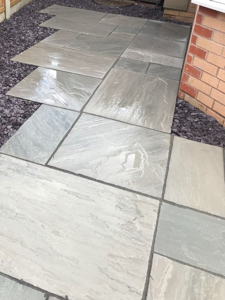 Kandla Grey 600mm x 600mm Single Size / 19m2 Pack Paving Traders