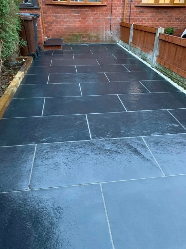 Black Limestone Paving 900x600