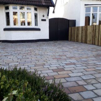 Raj Green Mix Block Paving 300x150x40mm - 10m2 Pack