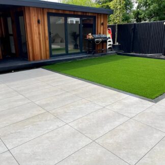 QUARTZ WHITE Porcelain - 1200x600x20mm / 21.6m2 Pack