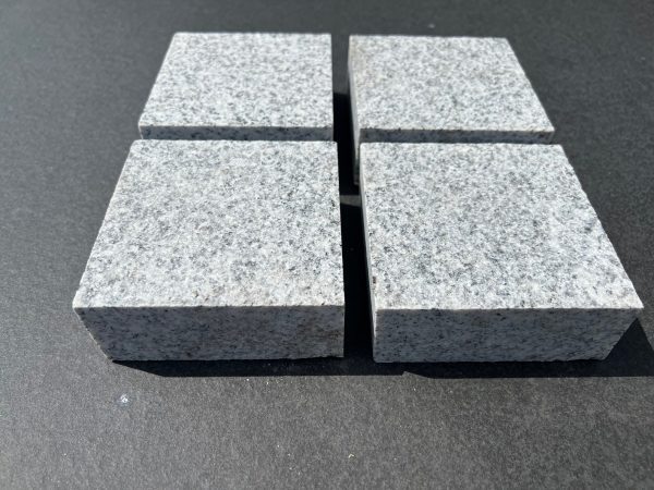 Grey granite cobbles