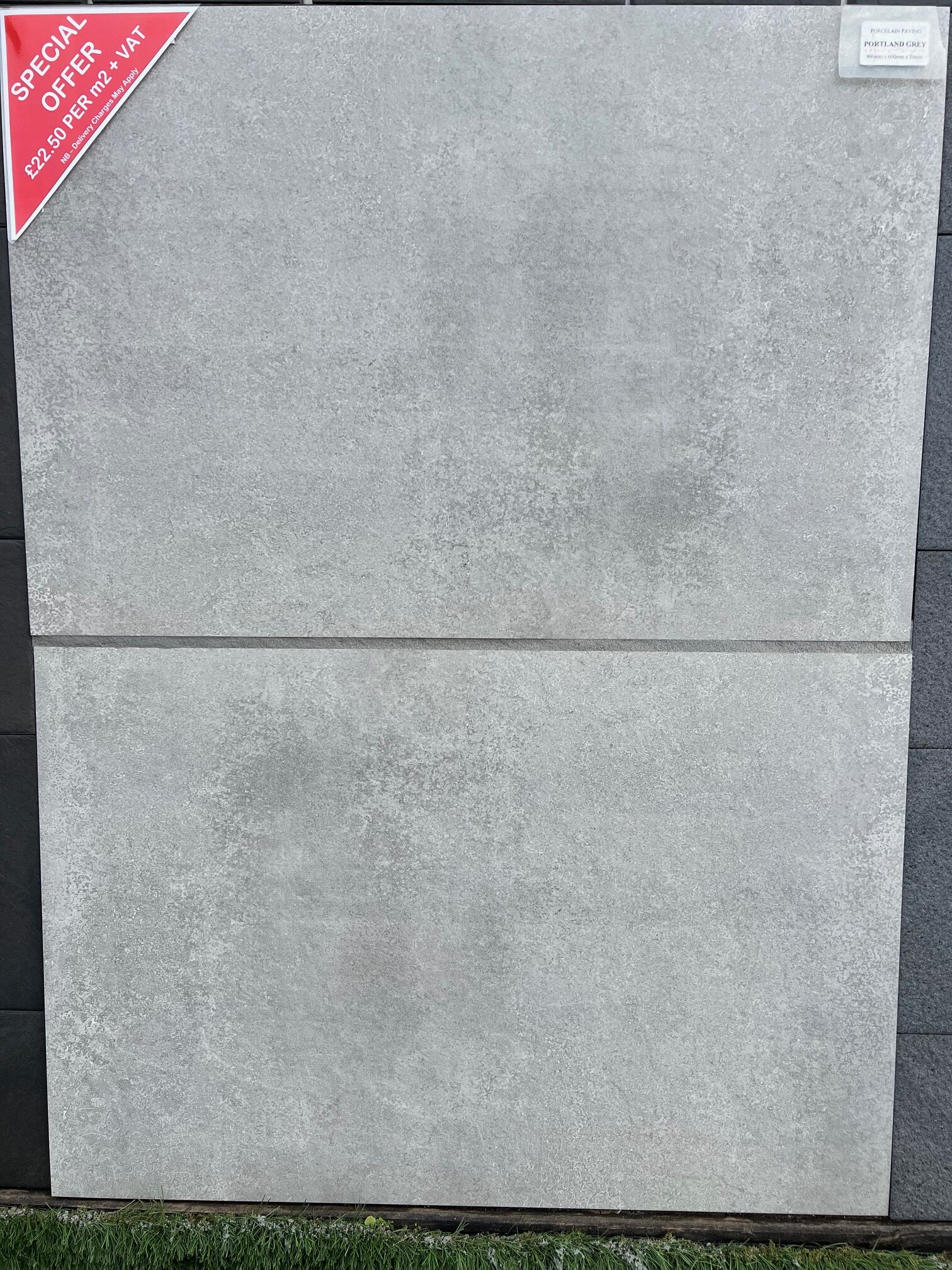 Portland Grey Porcelain Paving