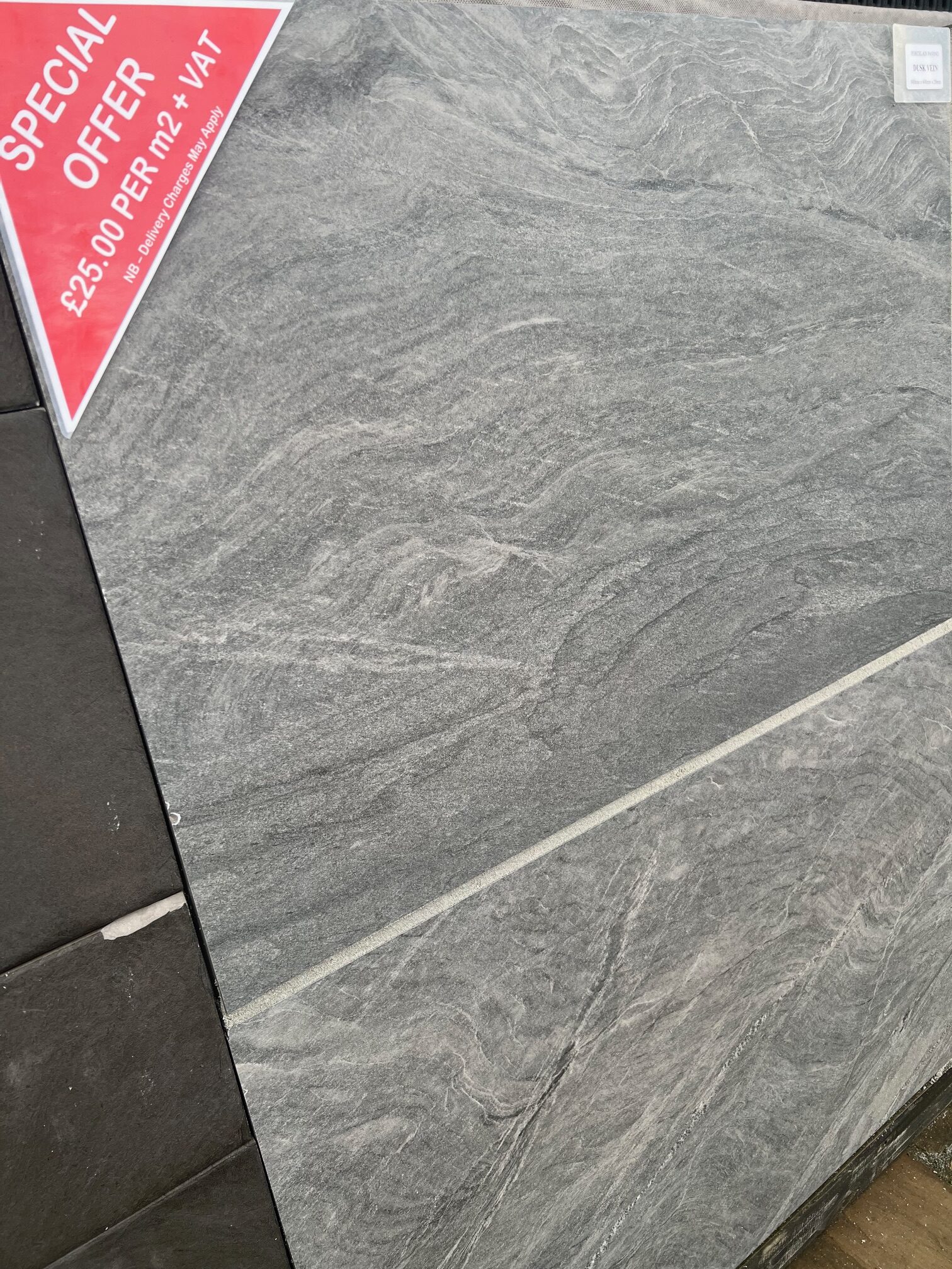 DUSK VEIN Porcelain - 900x600x20mm / 21.6m2 Pack - Image 7