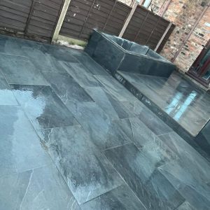 Black Slate Porcelain Paving