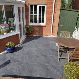 POLAR BLACK Porcelain - 900x600x20mm / 21.6m2 Pack