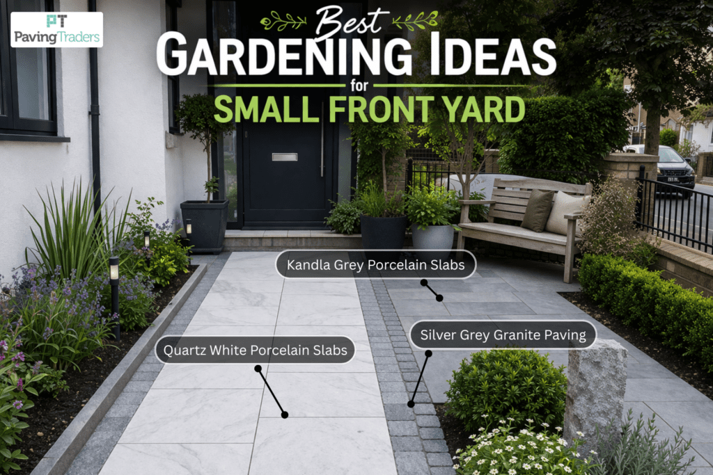 Best Gardening Ideas for Small Front Yard - Paving Traders